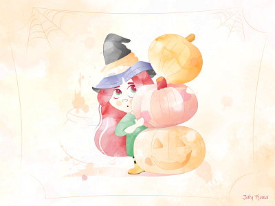 Preparation for the holiday 🎃🎉🎁🧸🎀 adobe illustrator autumn charachter halloween holiday illustration julypjuxa octoberholiday pumpkin vector vector artwork witch