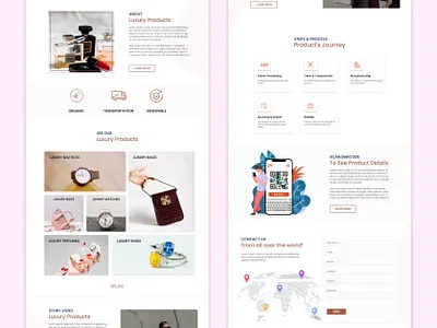 Landing Page Design | Website UI creative design design interfacedesign landing page ui uidesign uiux webdesign