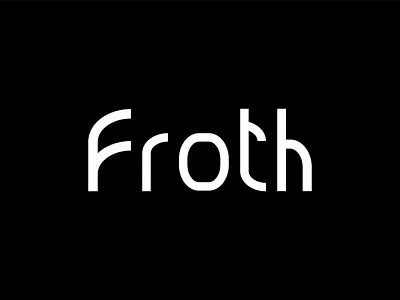 Froth Logo branding design graphic design logo