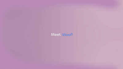 Dog Walking App - Woof! product design ui ux