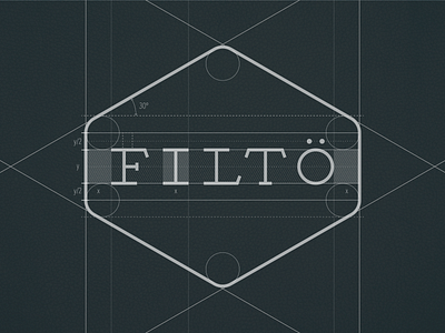 FILTÖ Logo Construction brand branding design principles geometric geometry graphic design guidelines identity identity project leather leather goods line logo logo construction logo design logo designer logo guidelines luxury brand luxury logo minimal