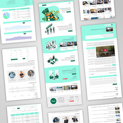 Web design for Investment company branding clean concept course design homepage invest investment landingpage learn learning trade ui uidesign uiux ux uxdesign web web design