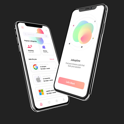 Jobspline graphic design ui ux