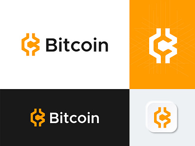 Logo Redesign - Bitcoin app bitcoin bitcoins branding btc coin crypto cryptocurrency ecommerce finance icon lettermark logo logo design logo redesign modern logo only1mehedi redesign symbol tech