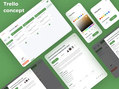 Trello Concept app dashboard design designer illustration trello ui