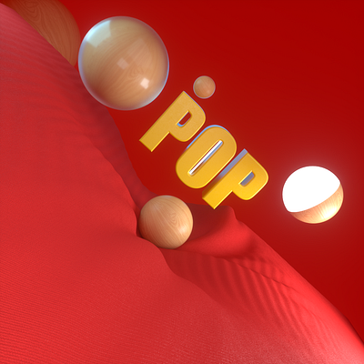 Pop 3d animation graphic design motion graphics