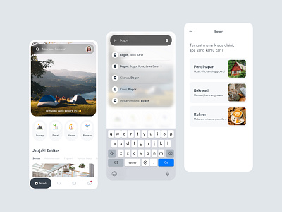 Jalan2 App booking clean culinary holiday hotel minimalist mobile app recreation searching tour traveling trip ui ux vacation