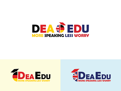 Dea Edu branding design flat illustration illustrator logo minimal photoshop ui vector