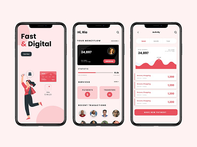 Digital Payment System Mobile App UI/UX Design app appdevelopment banking bankingapp branding brandingagency design digitalbranding digitalbrandingagency digitalpayment finance fintech interaction design mobile mobileappdevelopment paymentapp ui ux uxdesign