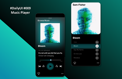 DailyUI009 -Music Player- app dailyui design dribbble graphic design illustration music musicplayer player ui uidesign