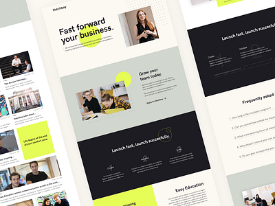 Hatchbay – Website branding business logo ui vibrant web website