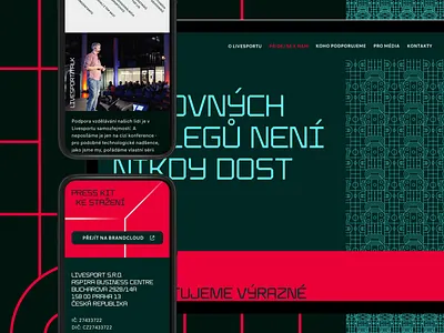 Livesport custom type graphic design nuxt.js typography ui web design website