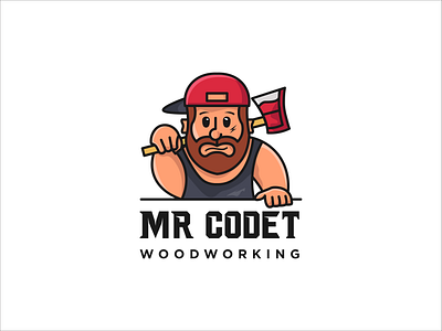 mr codet branding design illustration logo vector