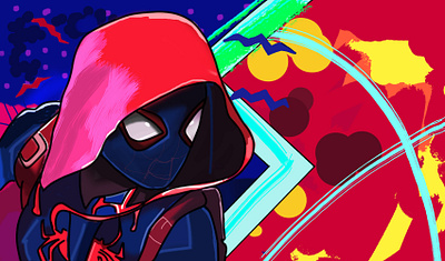 Who's in the spider verse? design digital art illustration