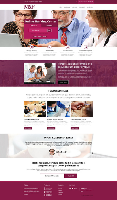 Website UI Design by Cputek on Dribbble