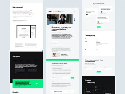 Harbingers 2 about us article black black section blog case study subpage features green harbingers light mode poland subpage ui ux vision trust web webdesign