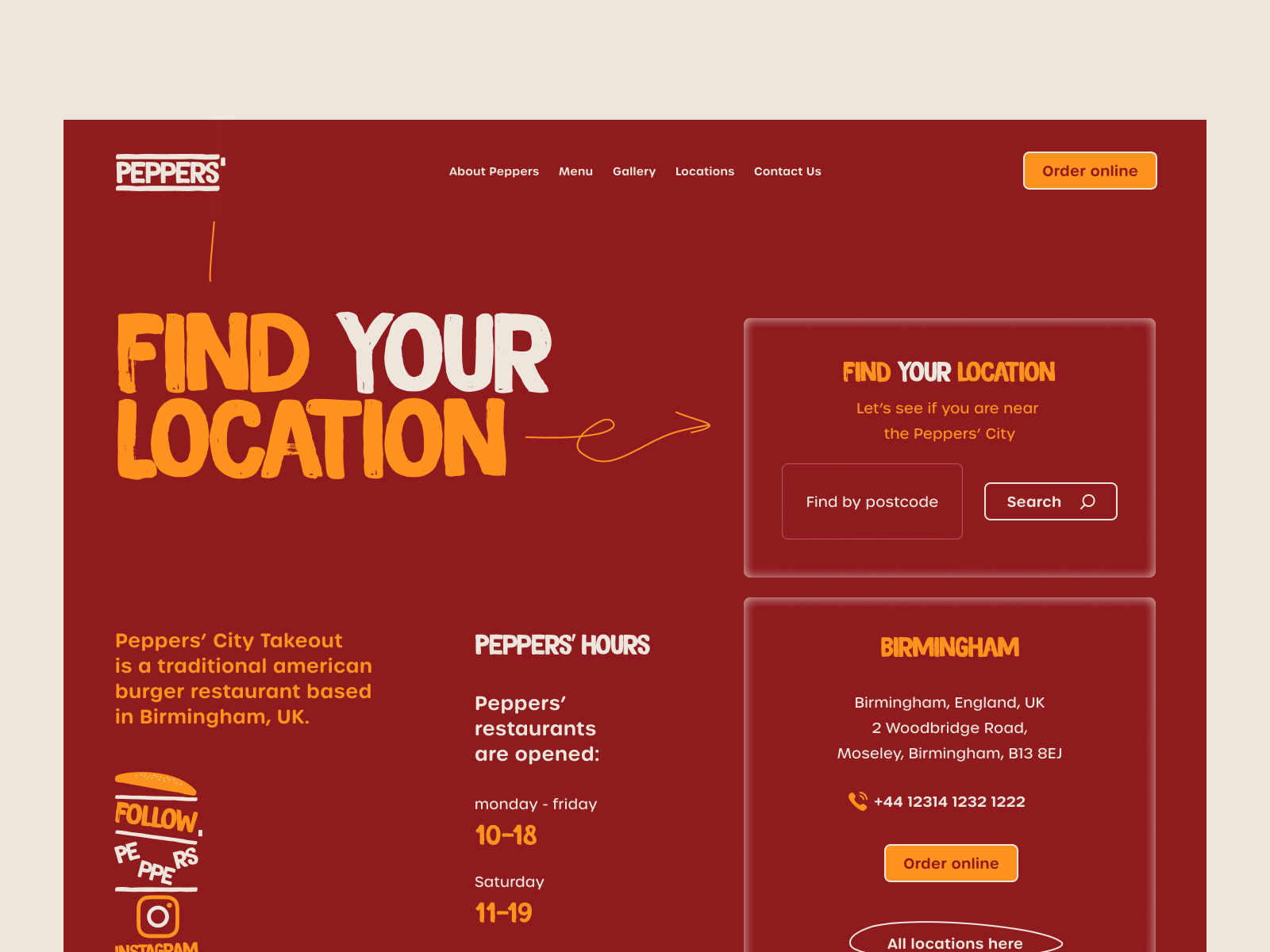 Peppers City Takeout by Matt S. on Dribbble
