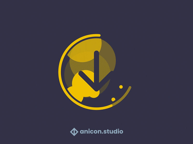 | Download | anicon animated logo arrow circle design doenload graphic design icon illustration json logo lottie motion graphics