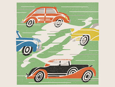 Z is for Zoom cars design illustration lettering matchbox typography vintage z zoom