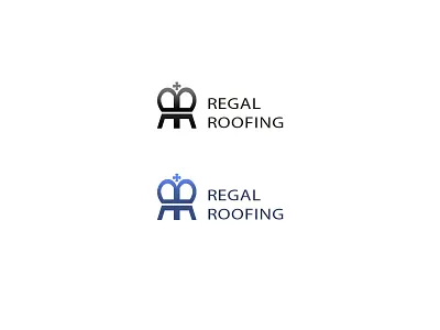 Regal Roofing Logo branding design freelance designer graphic design logo logo design vector