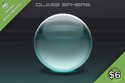 Glass Sphere 2d art design glass icon illustration logo sphere ui ux