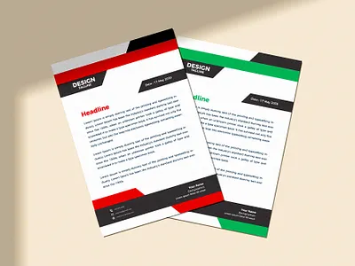 Corporate Letterhead Design booklet branding and identity brochure business card businesscard club flyer corporate flyer corporate identity design envelope flyer artwork flyer template illustration leaflet letterhead logo mock up stationary stationery visiting card