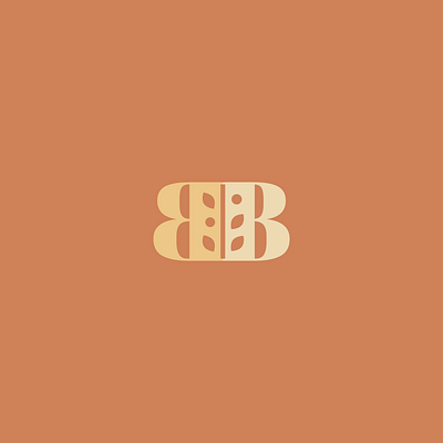 BB Monogram Plant Logo b bb bb monogram brand branding eco friendly environmental farm farming icon initials leaves letter b logo plant plants the letter b vegan wheat