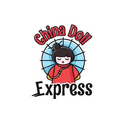 China Doll character design china china doll china logo design doll doll design doll logo graphic design illustration logo logo design vector