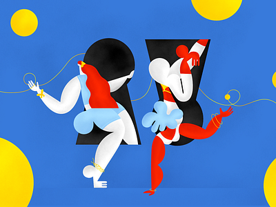 Enjoyment art composition design flat illustration illustrator logo texture ui vector