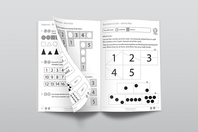 Math Student Workbook Layout Design adobe illustrator adobe indesign booklet branding branding guidelines design graphic design illustration indesign layout design minimal page layout