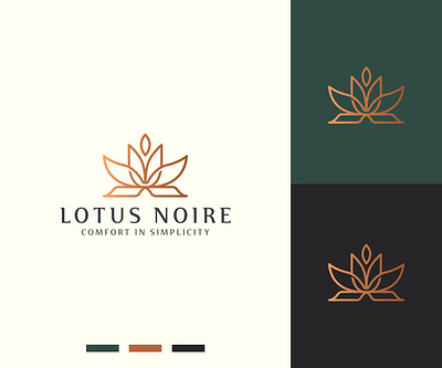 Lotus logo for a beauty and fashion clothing brand brand kit brand style guide branding clothing logo fashion logo fiverr flower logo logo logo design lotus lotus logo rose rose logo