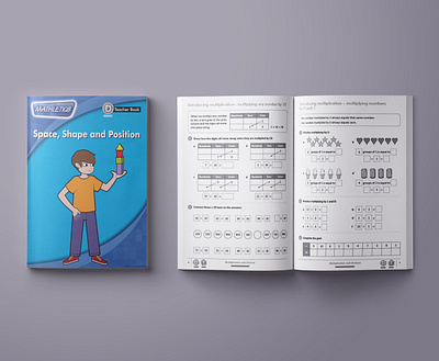 Math Student Workbook Layout Design adobe illustrator adobe indesign booklet branding branding guidelines design graphic design illustration illustrator indesign minimal workbook