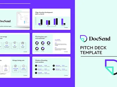 DocSend Pitch Deck Template design docsend illustration investor pitch deck pitch deck design pitchdeck presentation presentation design presentation template slidebean startups