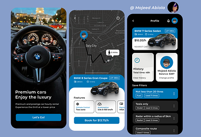 Car Rental Mobile App Design app design car app design car mobile app design car rental app design car rental mobile app car rental ui mobile app design ui ui design user interface user interface design