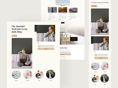 Blogger Template Design for Divi blog design blog post blogger blogging branding divi fashion graphic design illustration influencer ishtiaqkhanparag landing page lifestyle product design social media template ui ux web design website