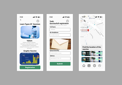 Vaksin app branding help hospital i illustration ui ux vaccine vaksin