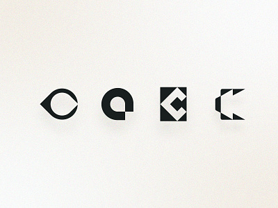 C Concepts | Brand black and white brand branding geometric identity logo modern simple typography vintage