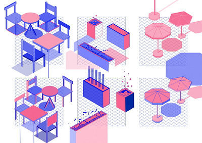 Let's have a coffee break! adobe affinity designer artillustration book conceptart digital graphic design illustration isometric research ui visual design