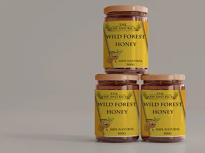 The Raw & Rich Bottle Design branding creative design illustration logo typography