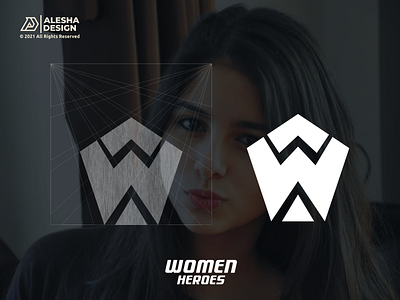 Women Heroes Logo Design agency apparel awesome branding brandmark design designmark grids heroes icon identity initials inspirations logo logotype monogram symbol type typography women