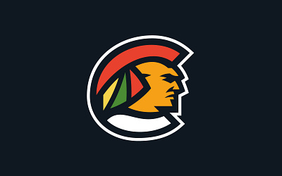 Chicago Blackhawks logo concept american blackhawks chicago concept eagle hawk hockey logo logotype native nhl sport