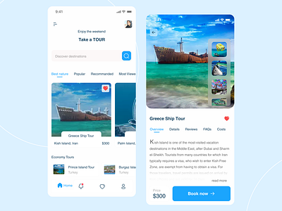 Travel App UI app mobile tour travel ui