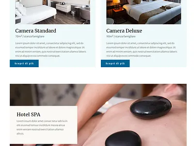 Hotel Divi Layout branding design divi illustration web wordpress wordpress blog wordpress design