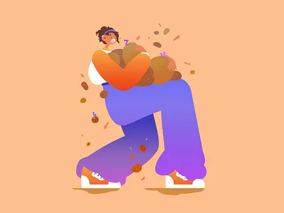 🥔 character design gal girl illustration photoshop potato worm