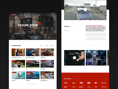 Engine Room Website animation branding creative design graphic design illustration inspiration logo o2d ui ux webdesign