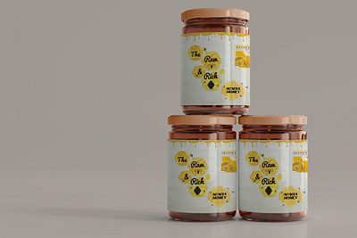 The Raw & Rich Bottle Design branding creative design illustration typography vector