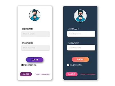 Mobile app login design app branding design graphic design illustration typography ui ux vector