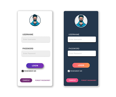 Mobile app login design app branding design graphic design illustration typography ui ux vector