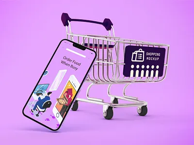 iPhone 13 Shopping Mockups abstract apple clean device display iphone iphone 13 iphone 13 pro mockup phone phone mockup presentation realistic shop shopping simple smartphone theme ui ux