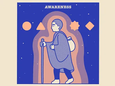 AWARENESS awareness headspace illustration meditation